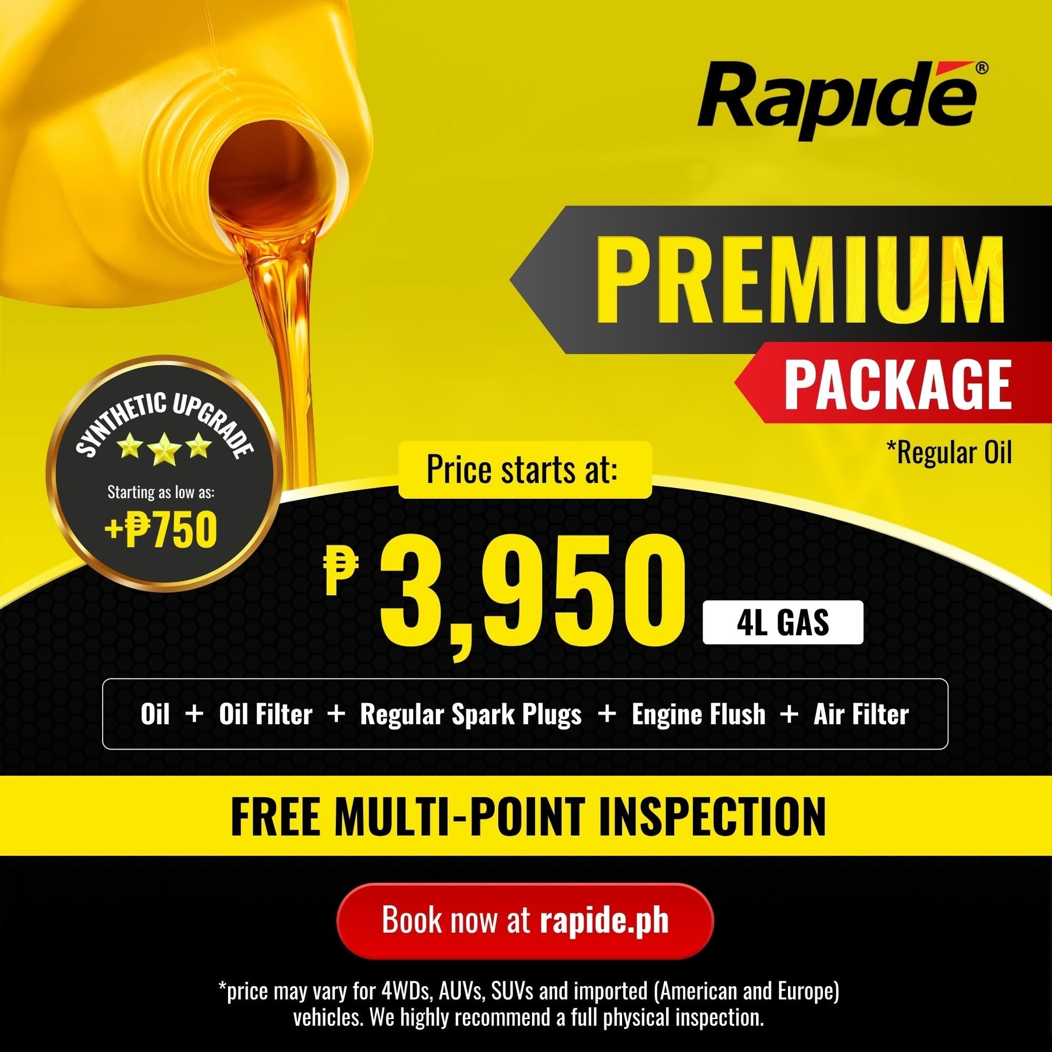 Rapide Premium 4L Gas - 3