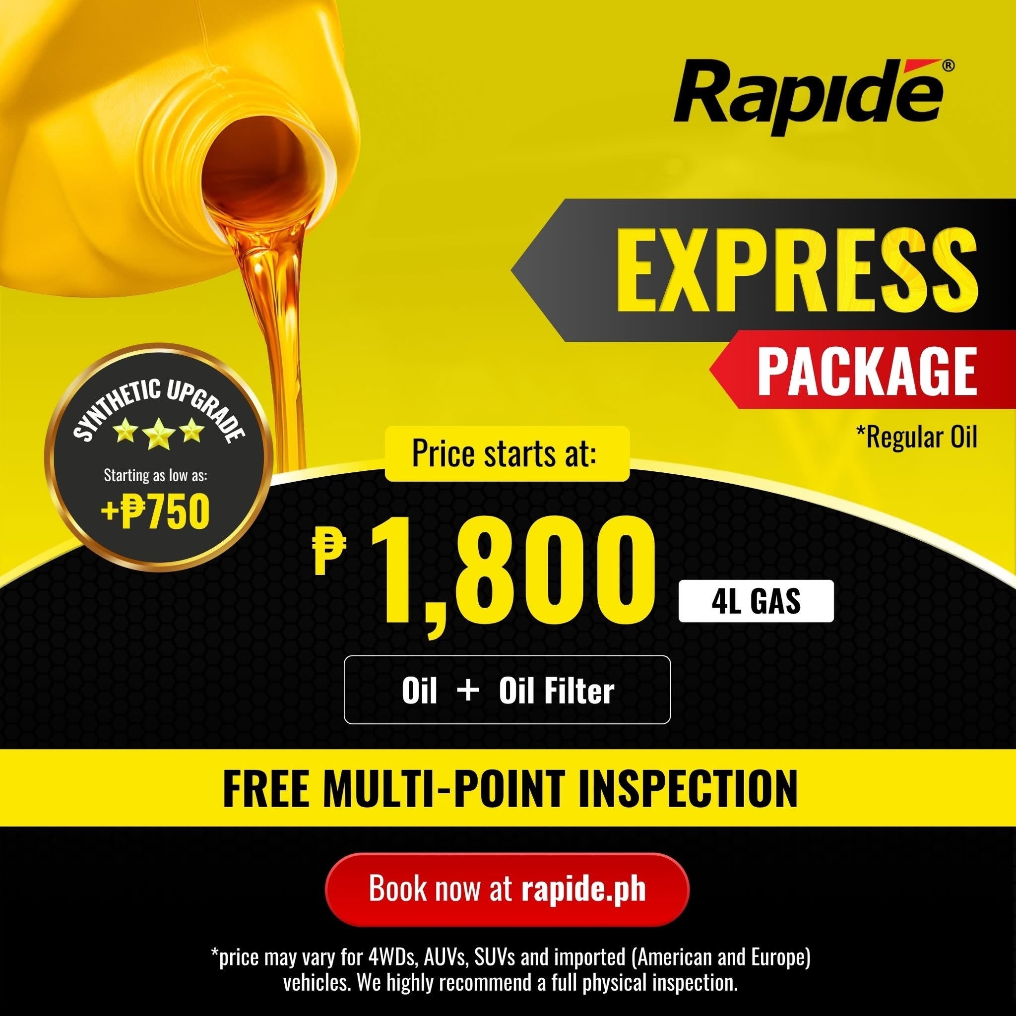 Rapide Express 4L Gas -1