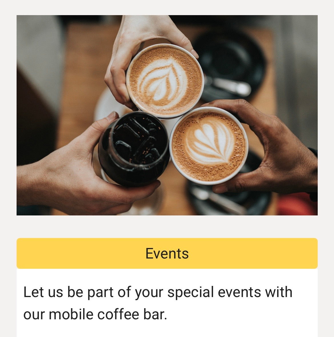 Analog Coffee Project Events