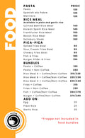 Analog Coffee Express menu 3