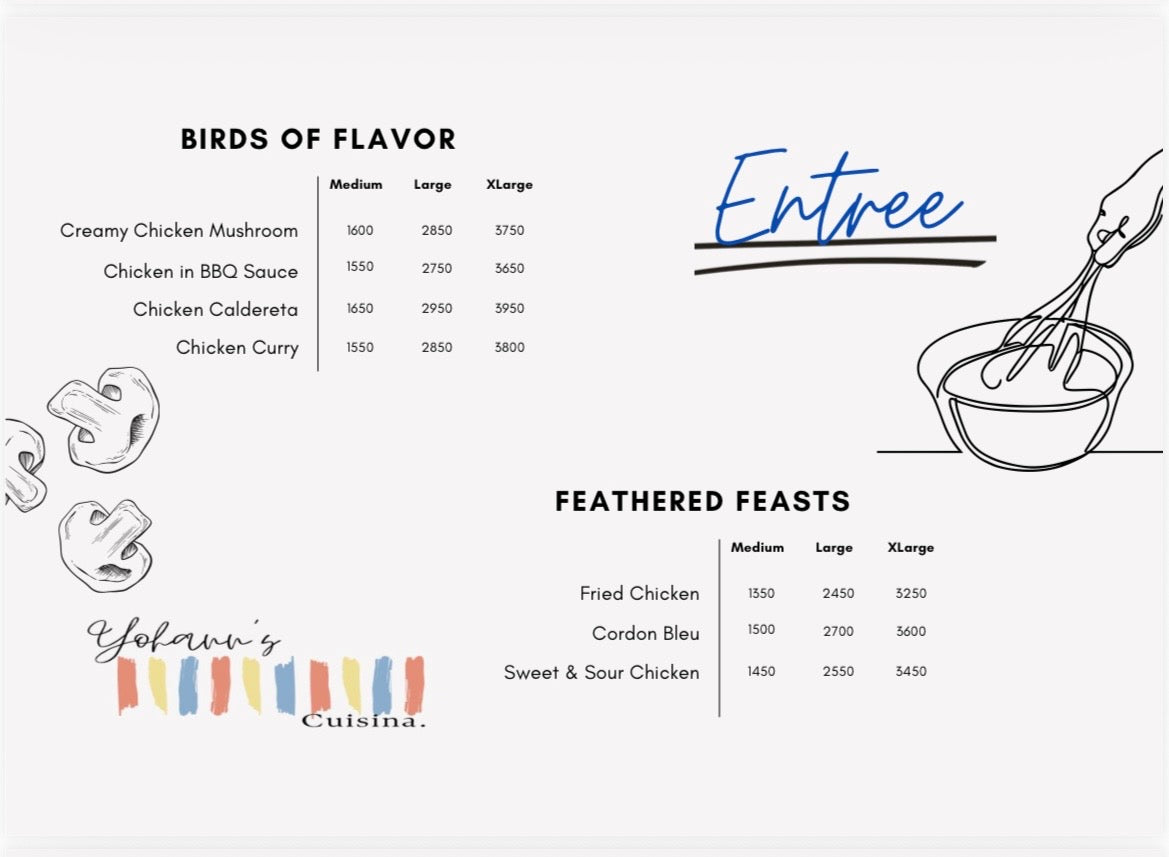 Yohann's Menu 2/6