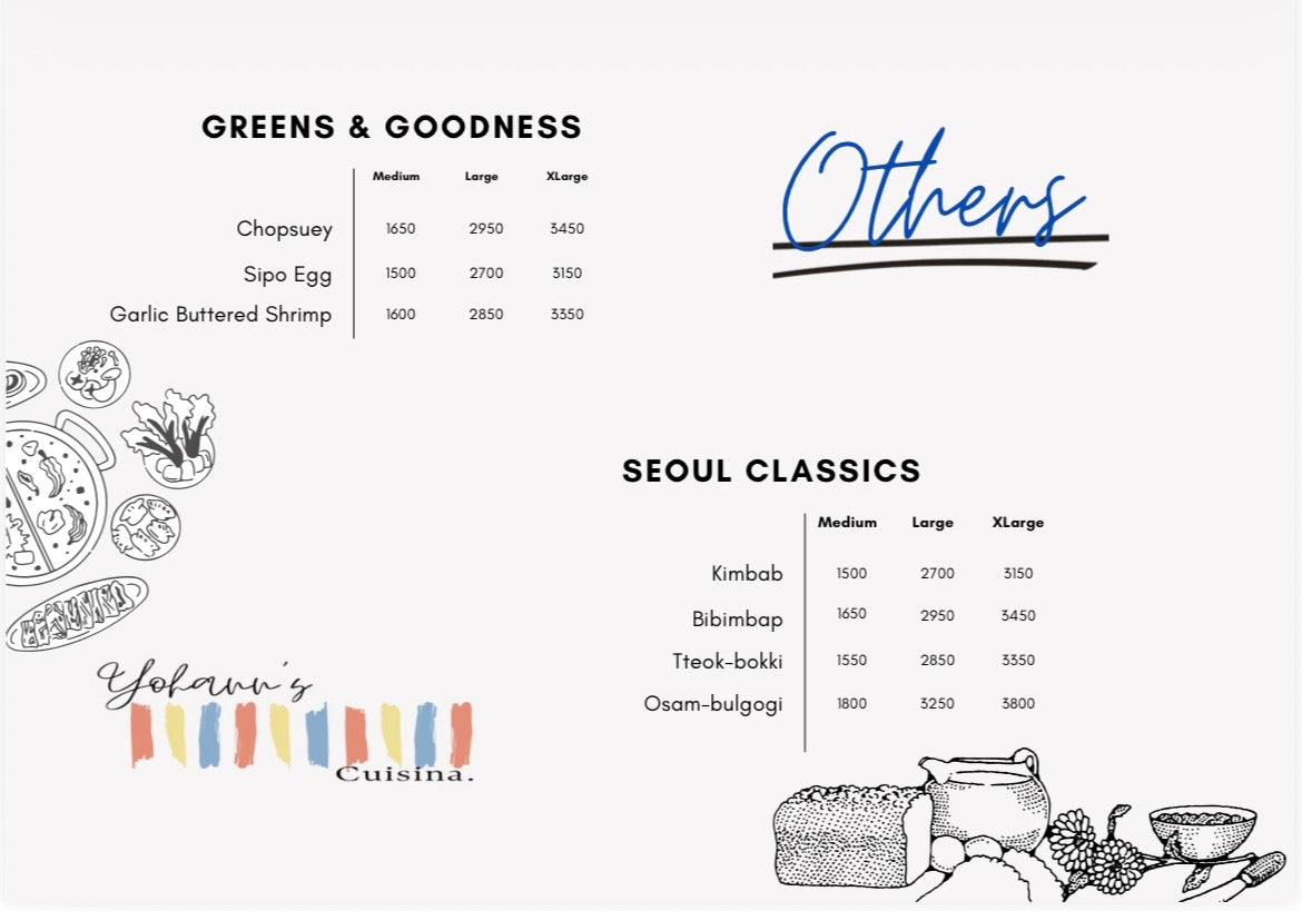 Yohann's Menu 6/6