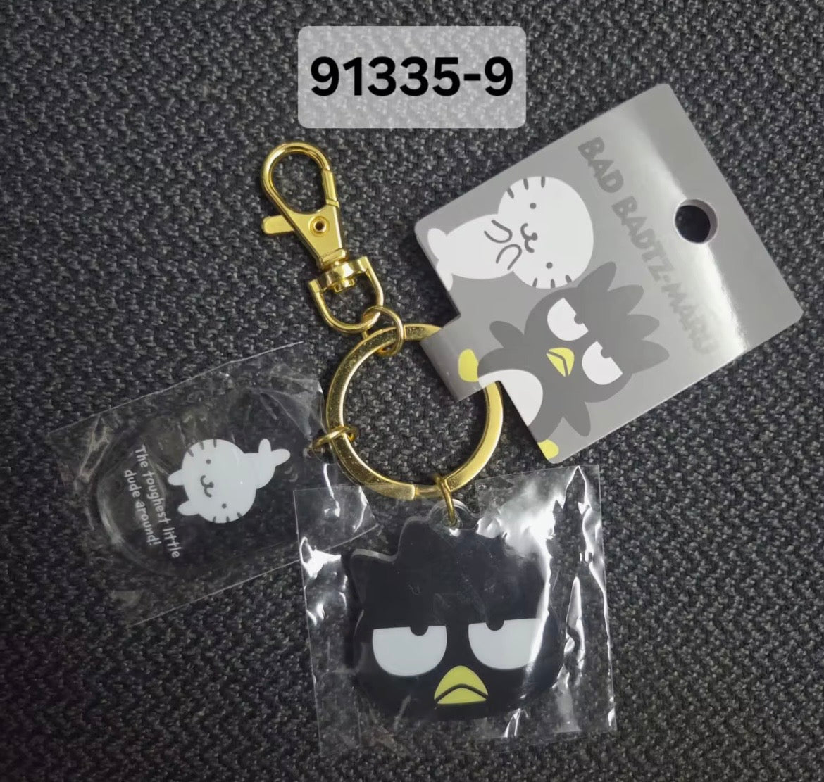 San Rio Original Acrylic Keychain - BAD BADTZ-MARU (₽ 385.00)