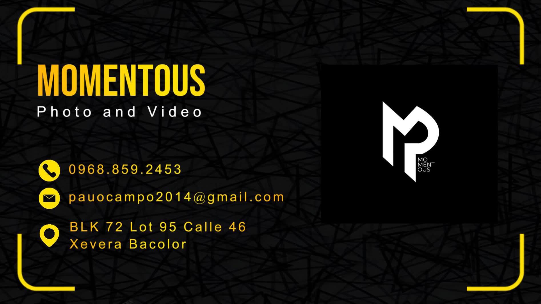 Momentous Calling Card